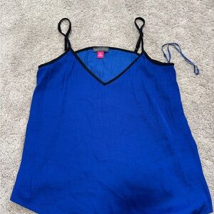 Vince Camuto Royal Blue Cami with Black Trim